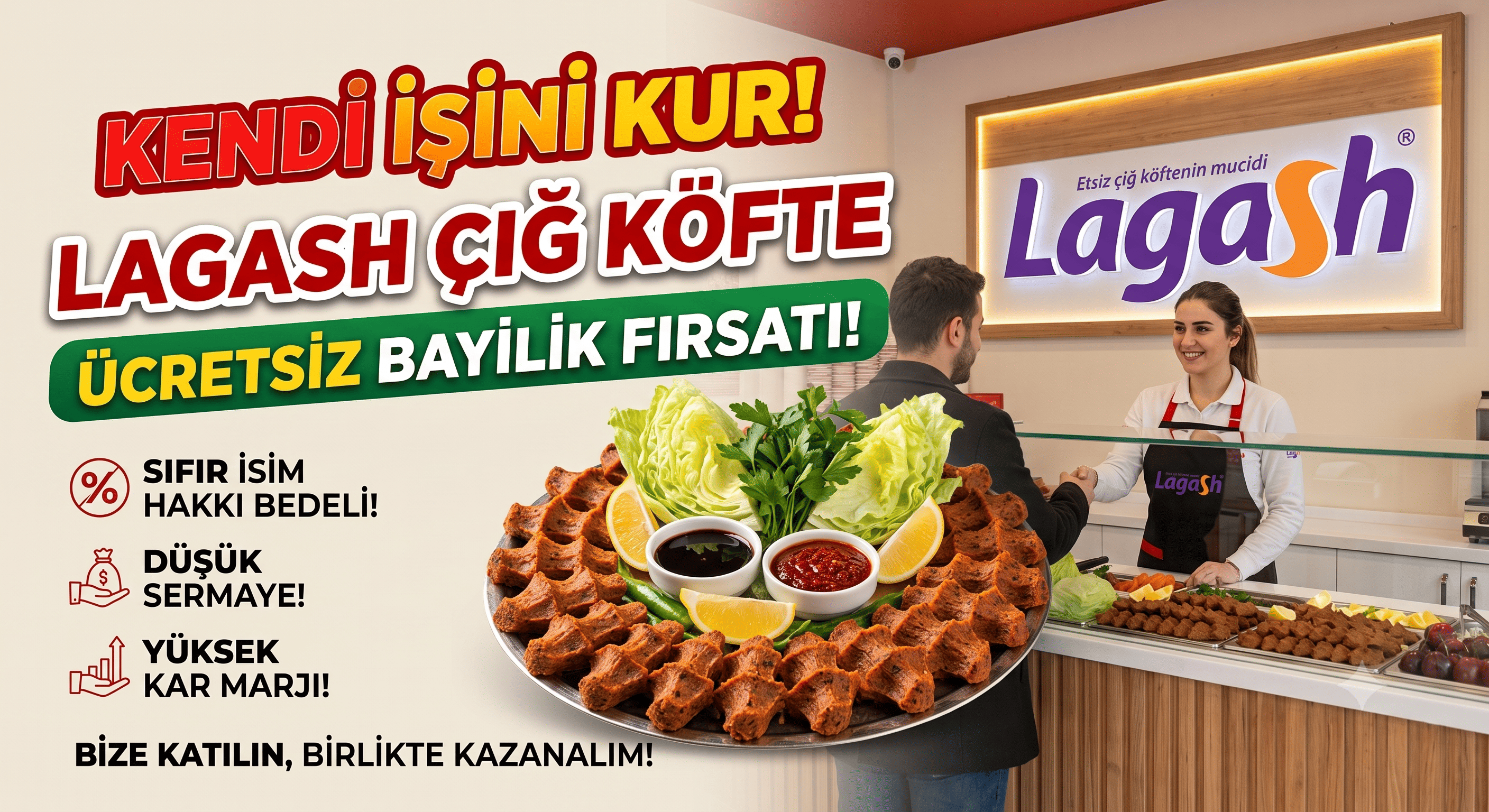 Ücretsiz Çiğ Köfte Bayiliği